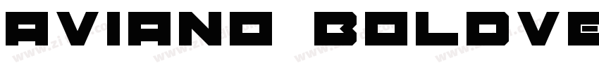 Aviano BoldVersion 1字体转换